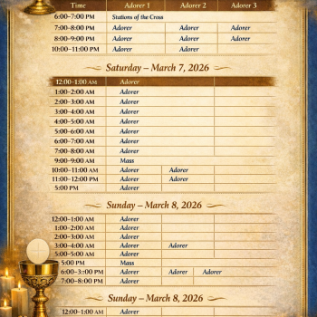 World Day of Prayer – March 6, 2026